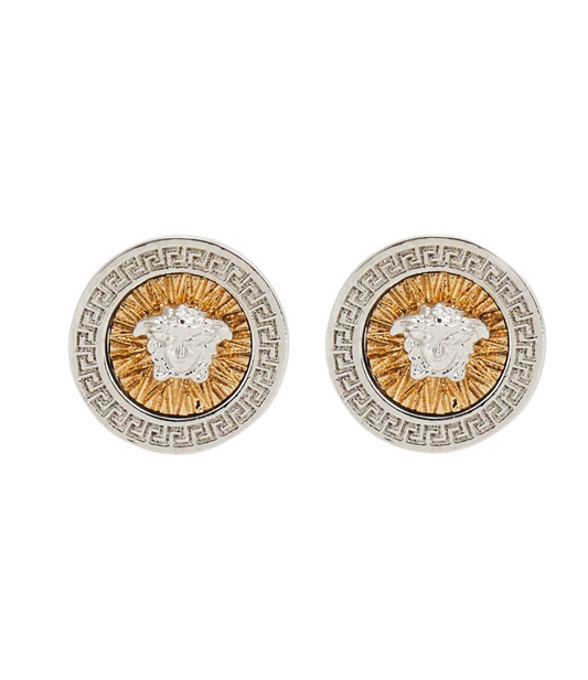Aretes Versace Icon Plateado