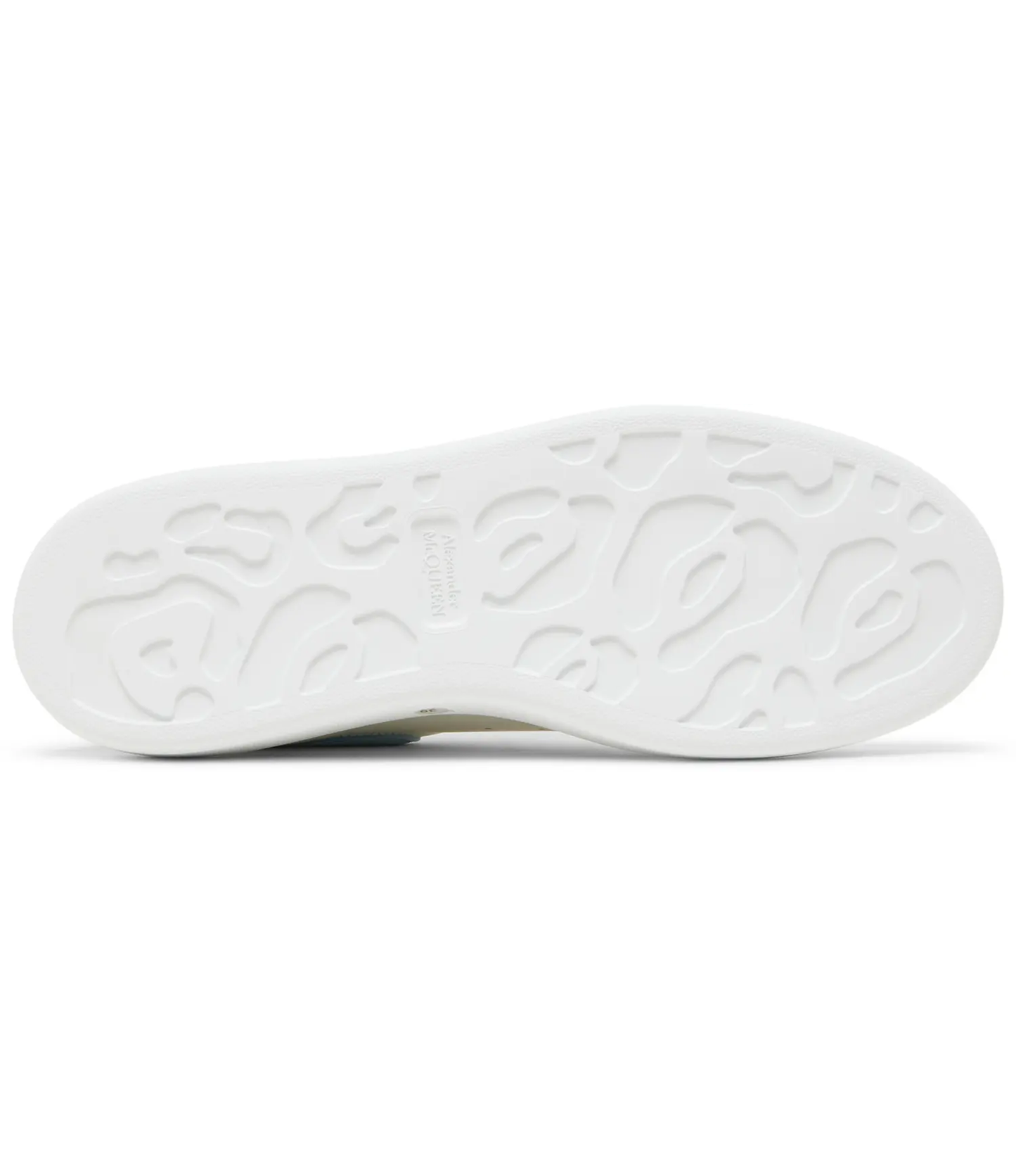 Tenis Alexander McQueen Blanco Azul