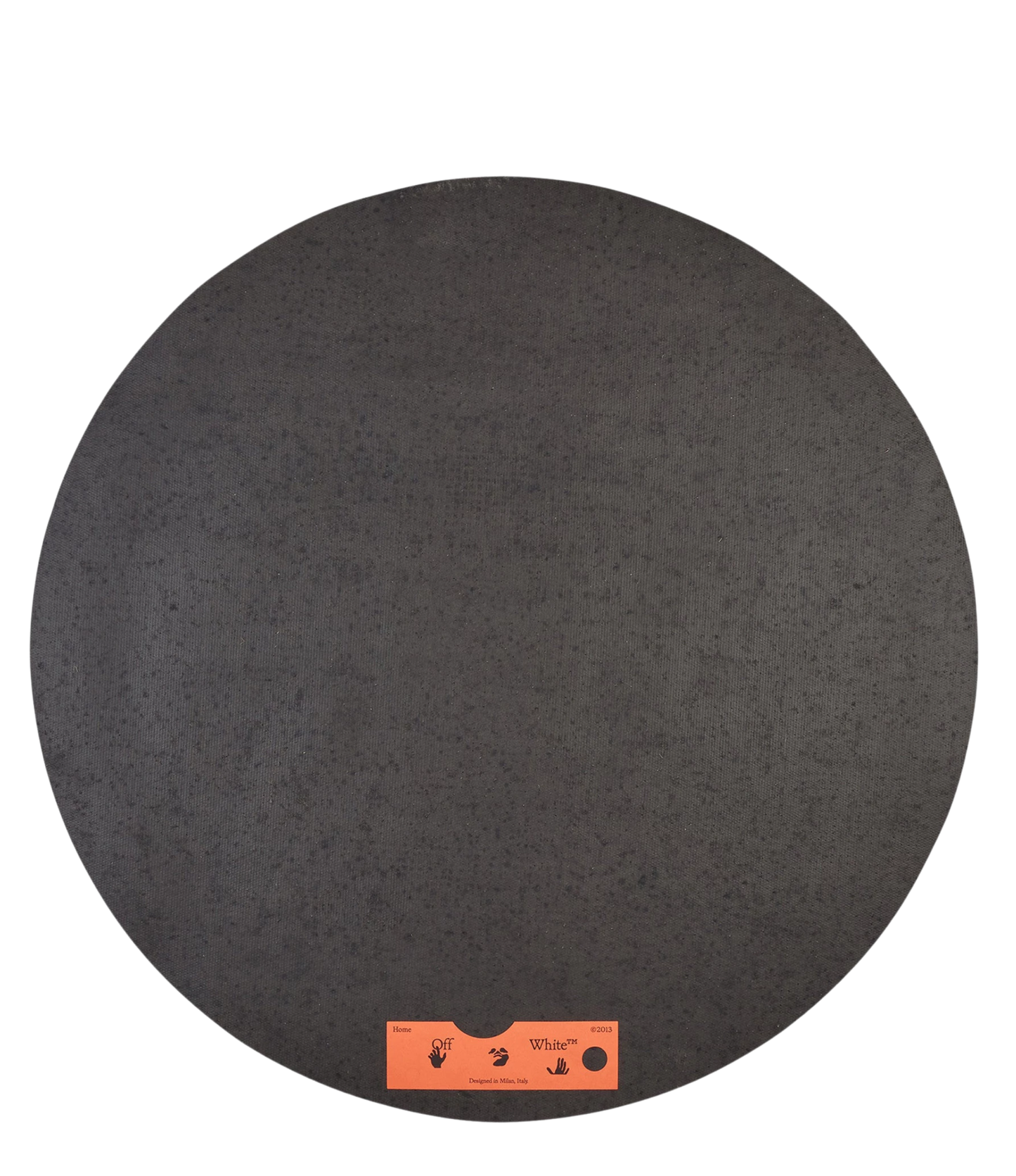 Tapete Off White Circular Logo Morado