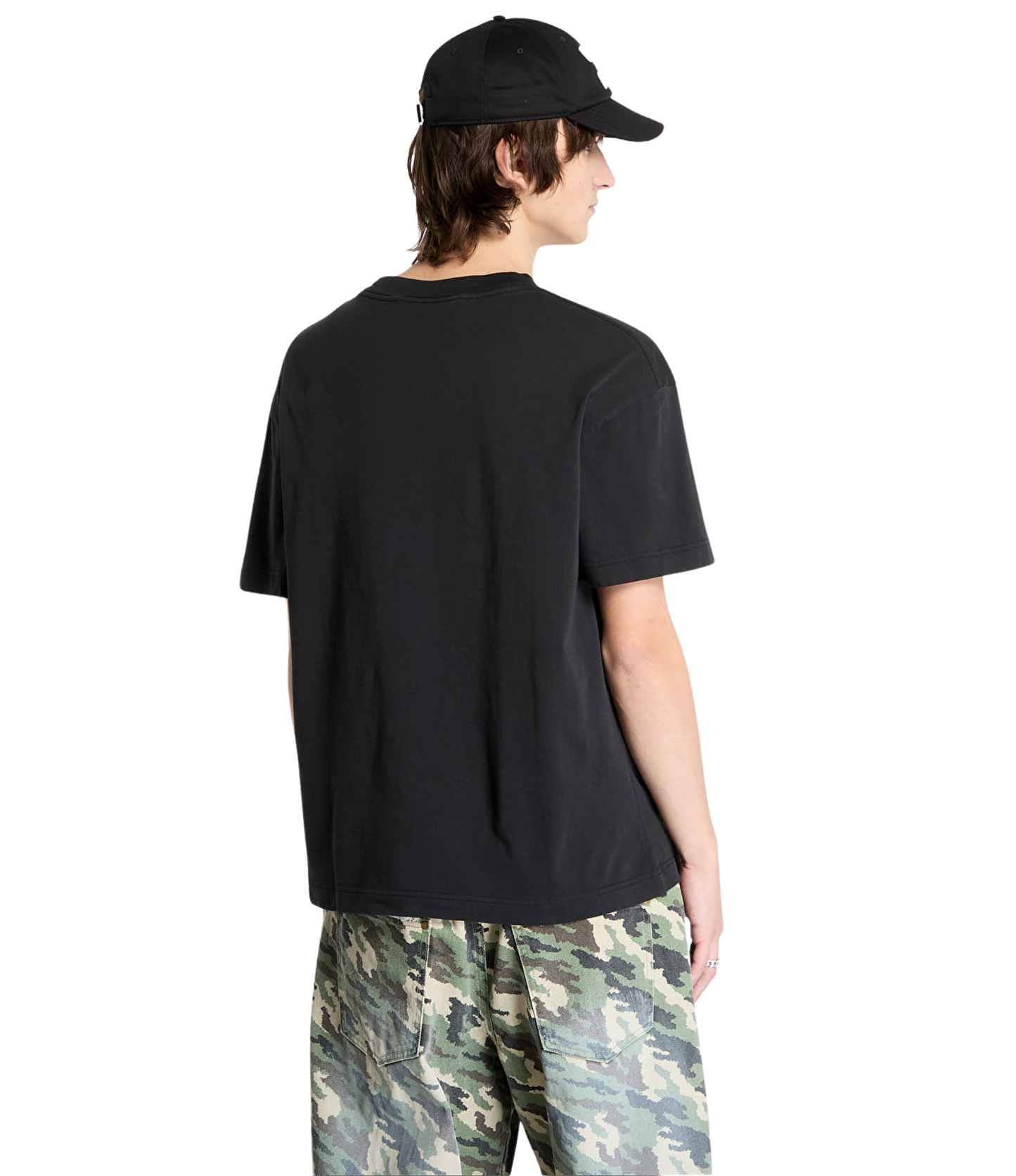 Playera Palm Angels Logo Curveado Negro