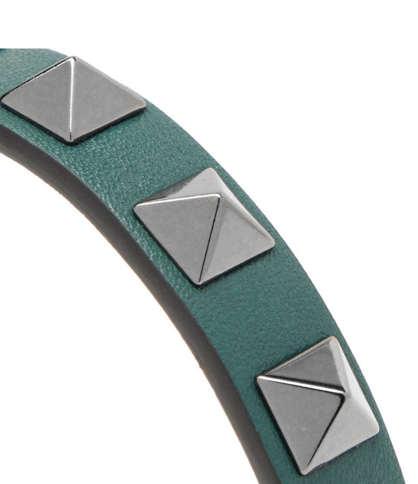 Pulsera Valentino Garavani Rockstud Brazalete Verde