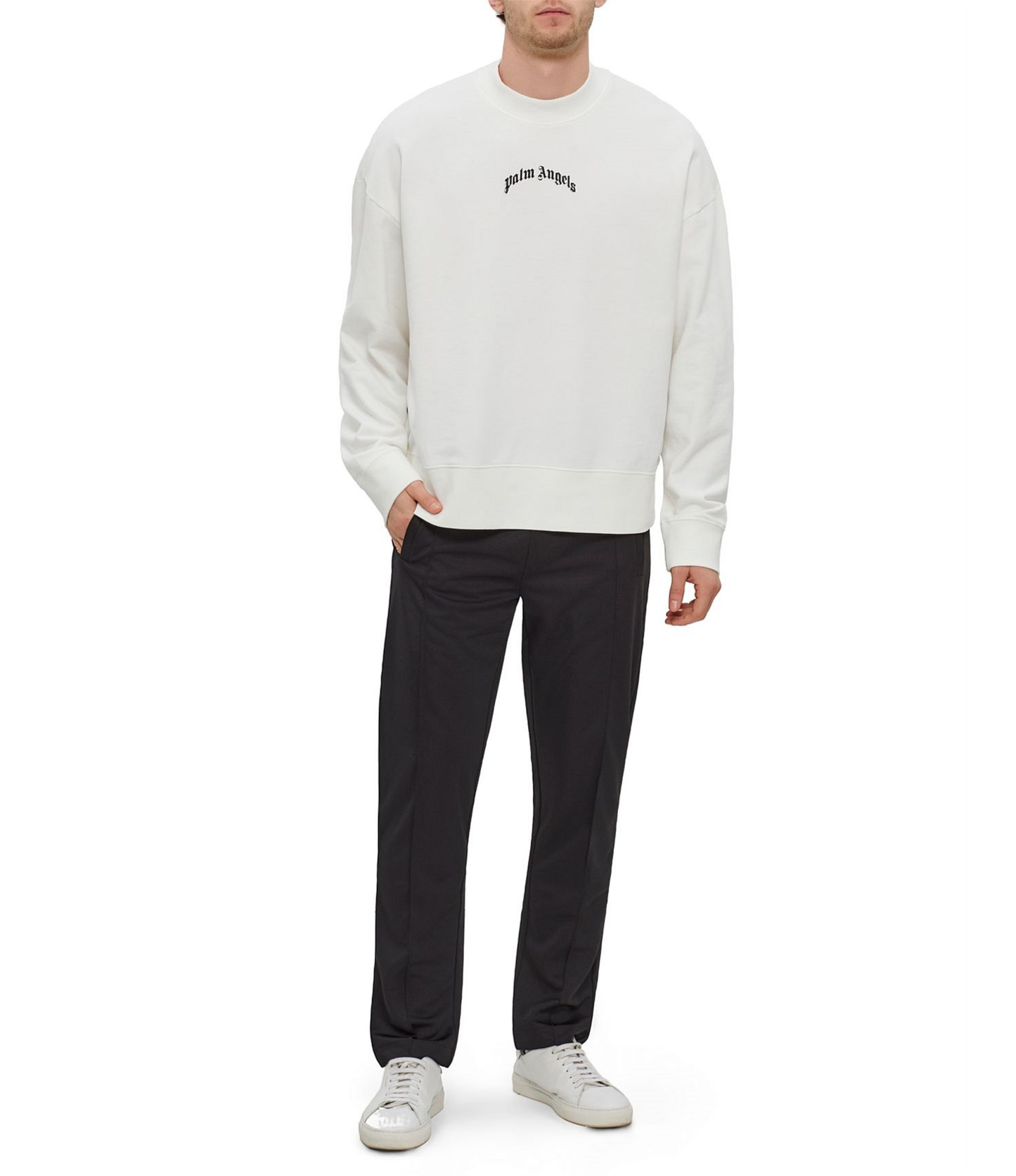 Sudadera Palm Angels Logo Blanco