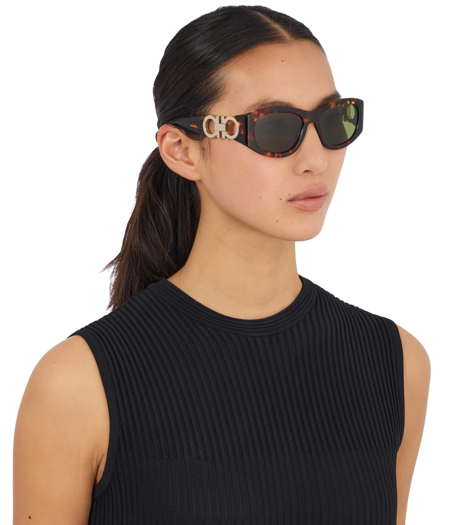 Lentes de Sol Ferragamo Cat Eye Tortoise
