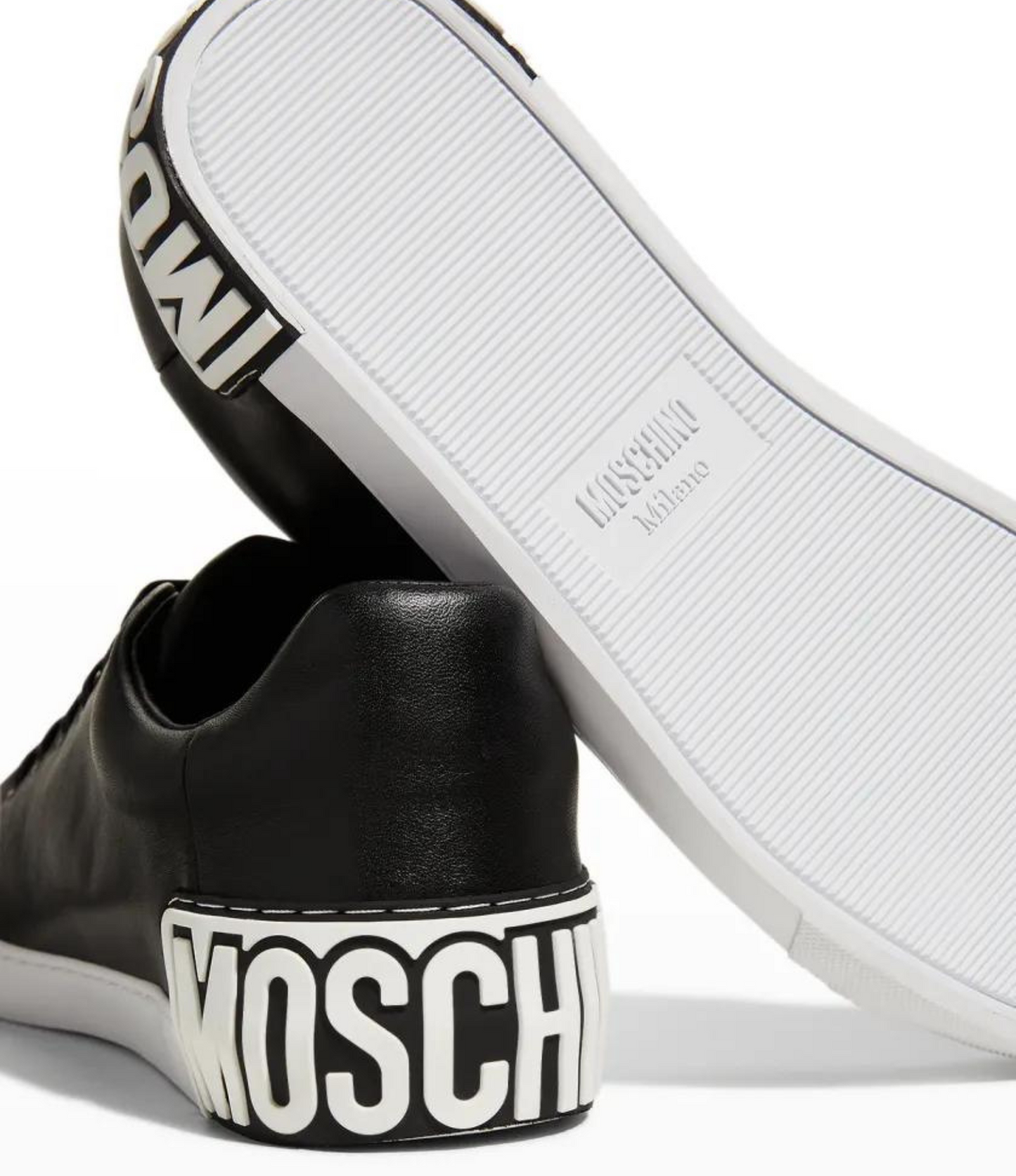 Tenis Moschino Logo Negro