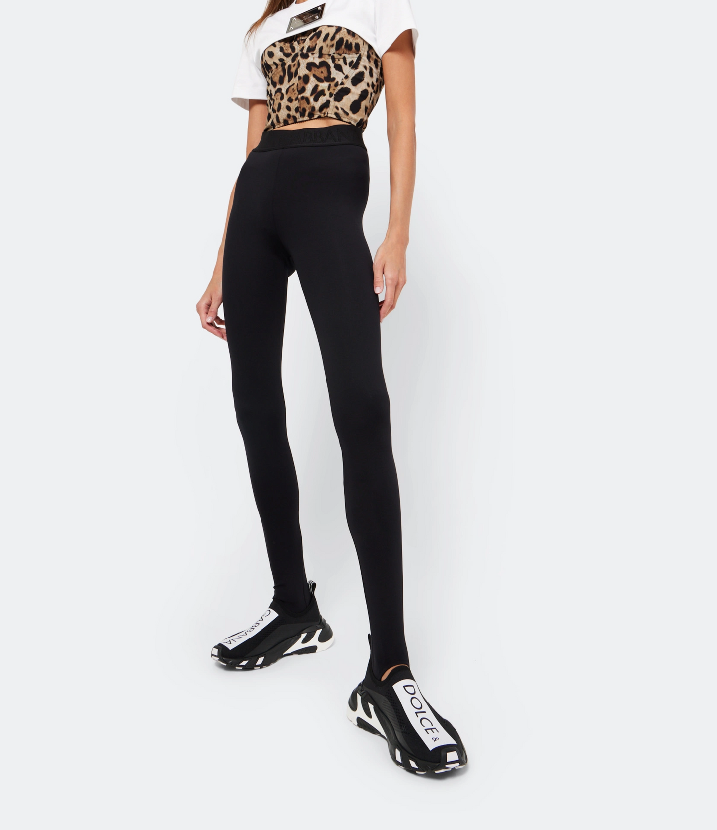 Tenis Dolce Gabbana Sorrento Mesh Negro