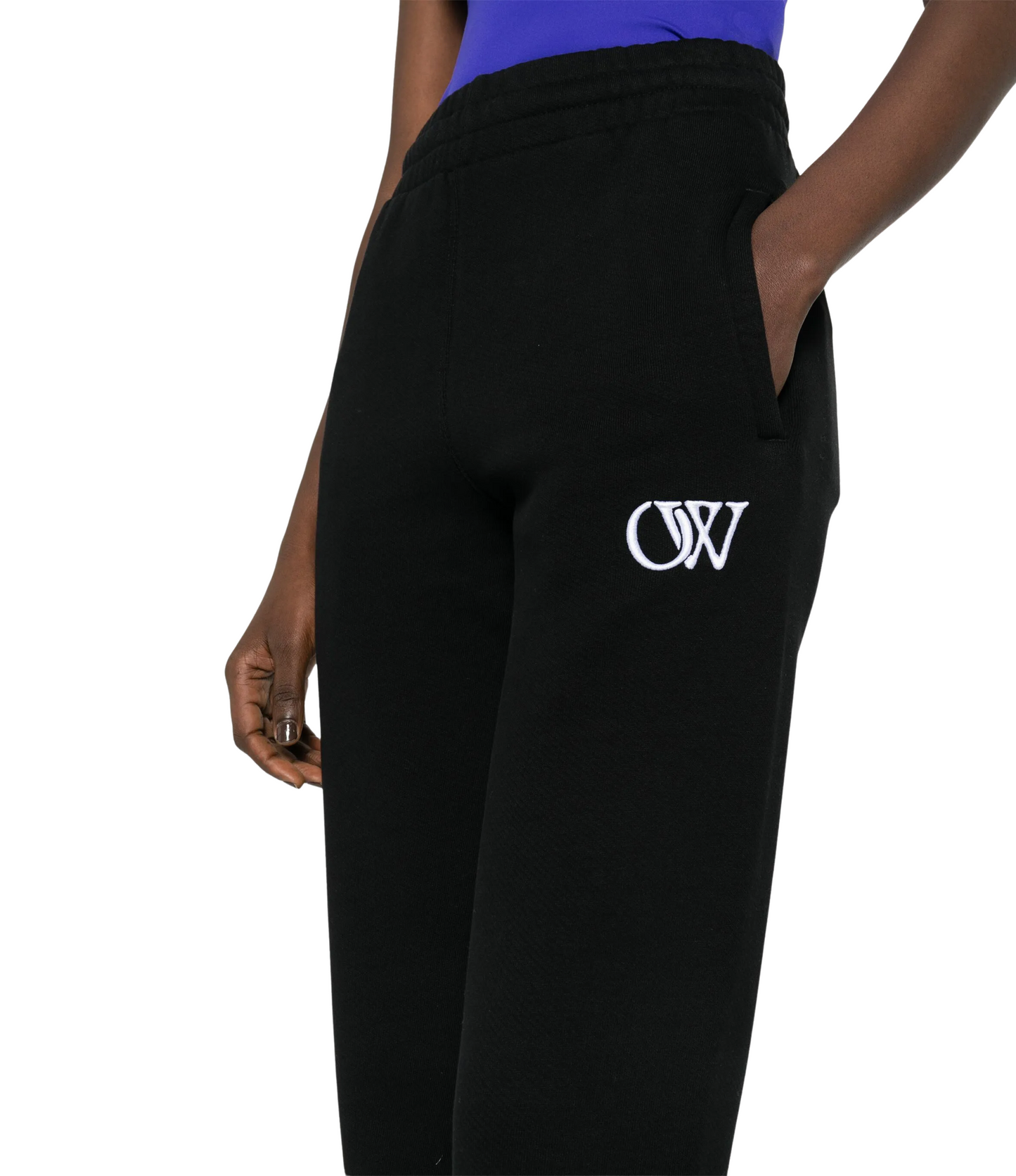 Pants Off White Joggers Negro Logo