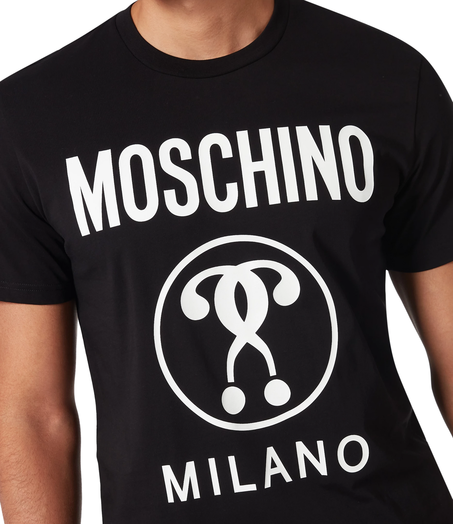 Playera Moschino Negra Interrogación