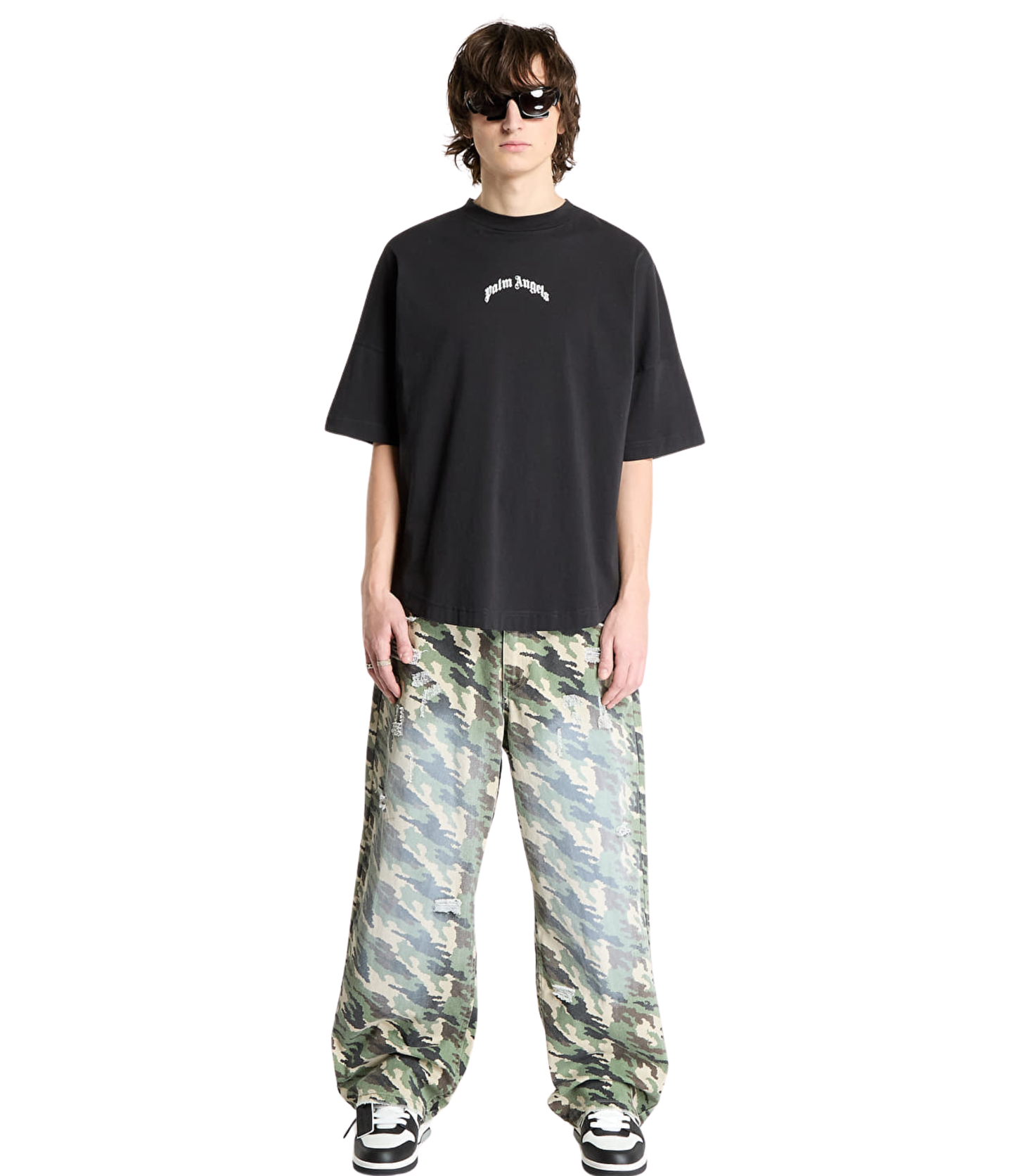 Playera Palm Angels Logo Negro