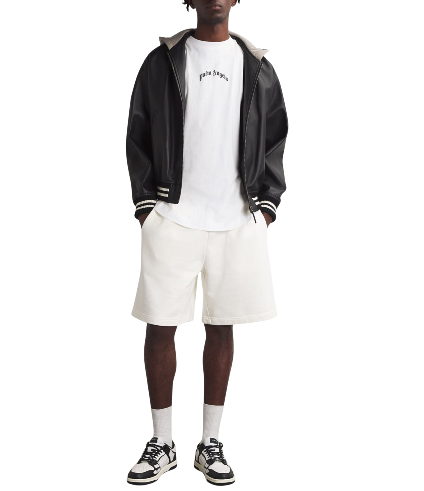 Playera Palm Angels Logo Blanco