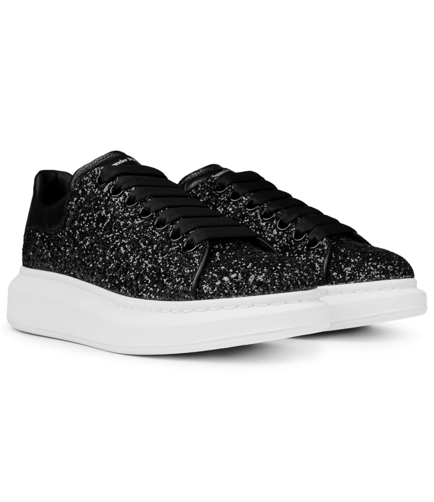 Tenis Alexander McQueen Glitter Negro