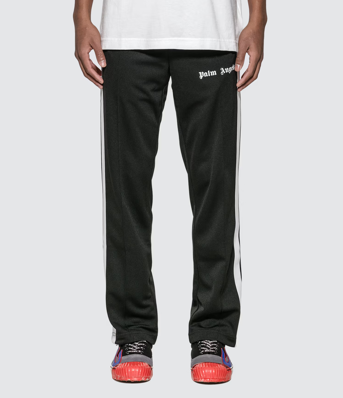 Pants Palm Angels Track Negro Logo
