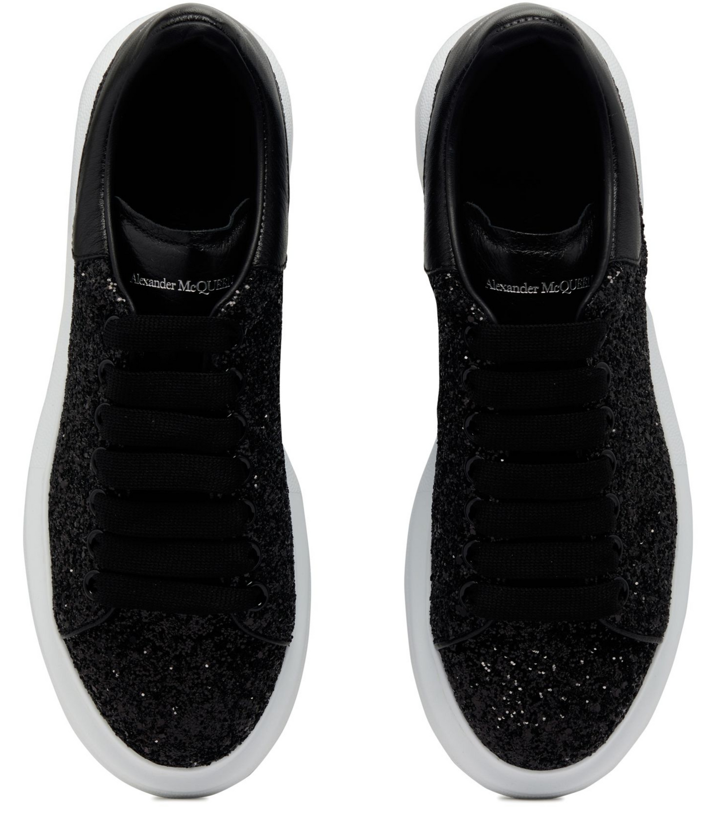 Tenis Alexander McQueen Glitter Negro