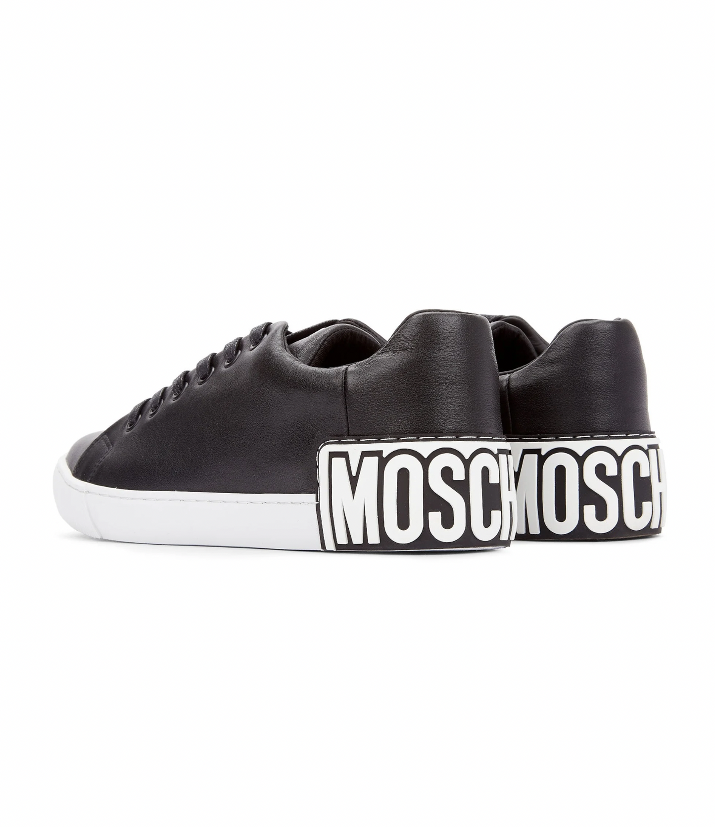 Tenis Moschino Logo Negro