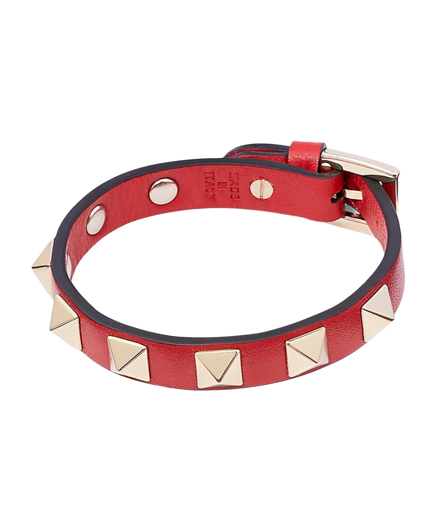 Pulsera Valentino Garavani Rockstud Brazalete Rojo