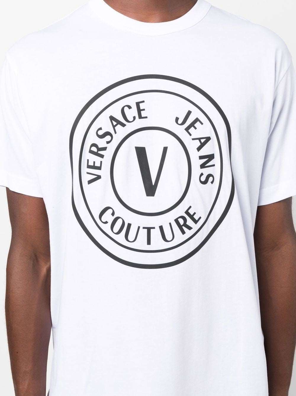 Tshirt Versace Jeans Couture Blanco