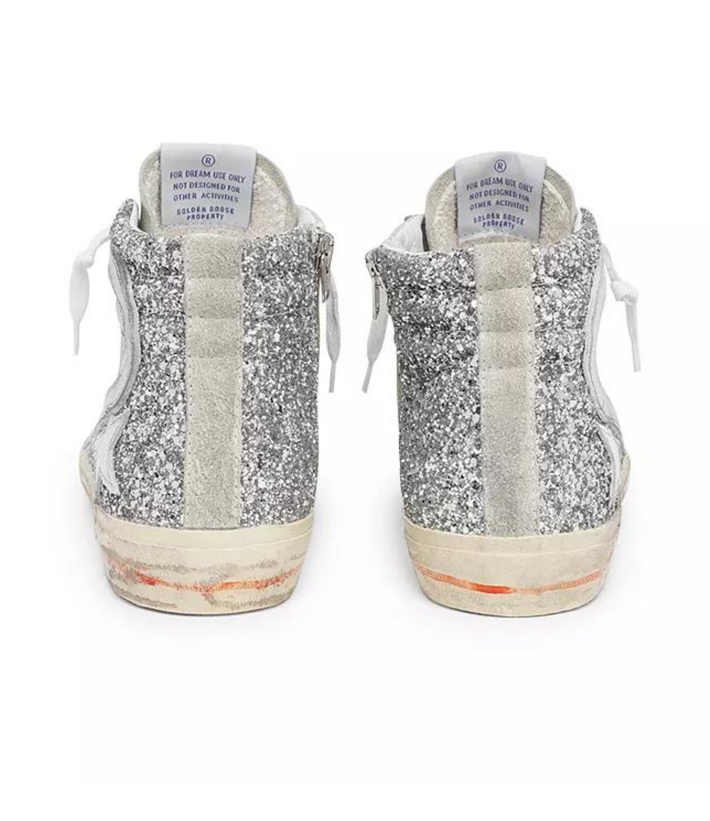 Tenis Golden Goose Plateado Glitter