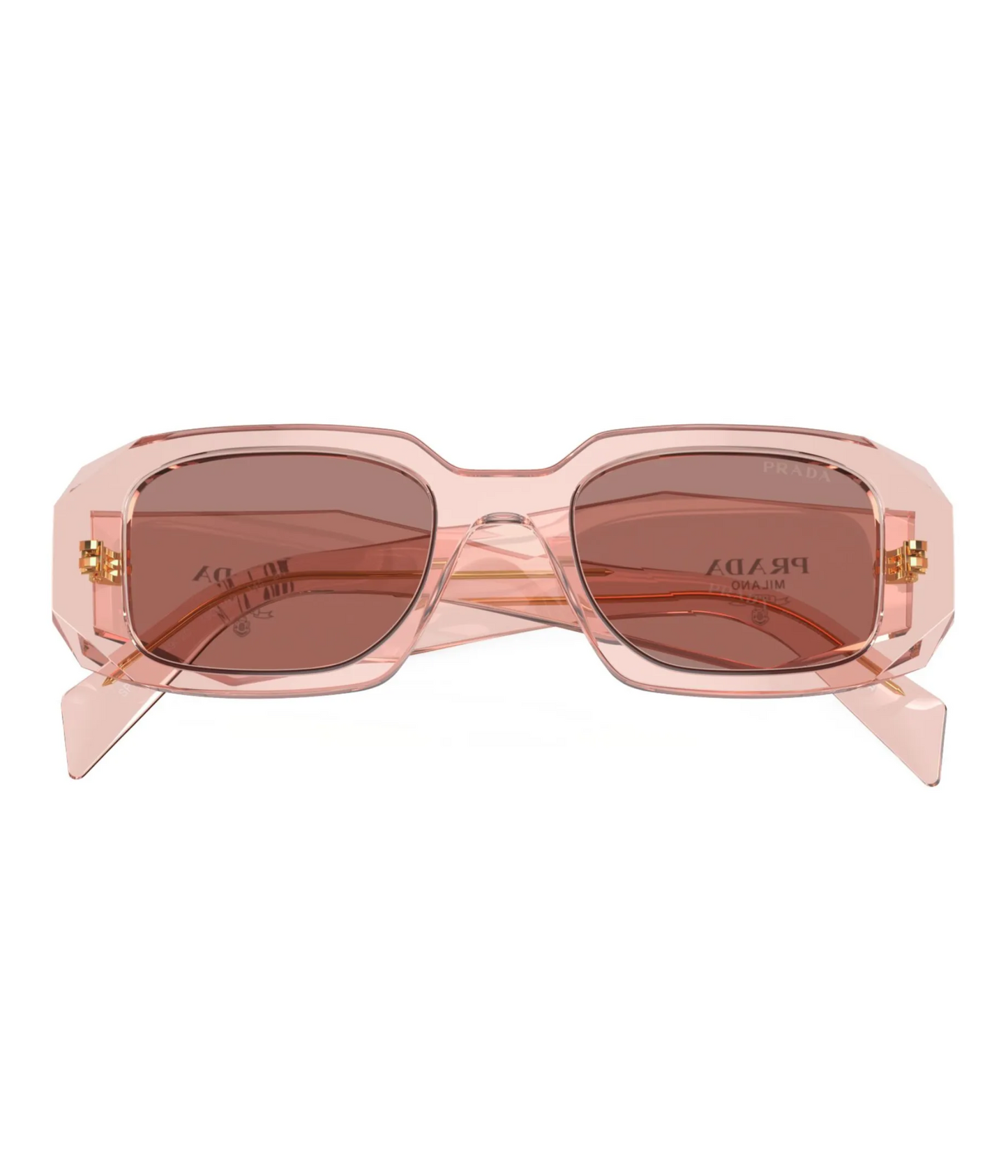 Lentes Prada Symbole Rectangulares Rosa
