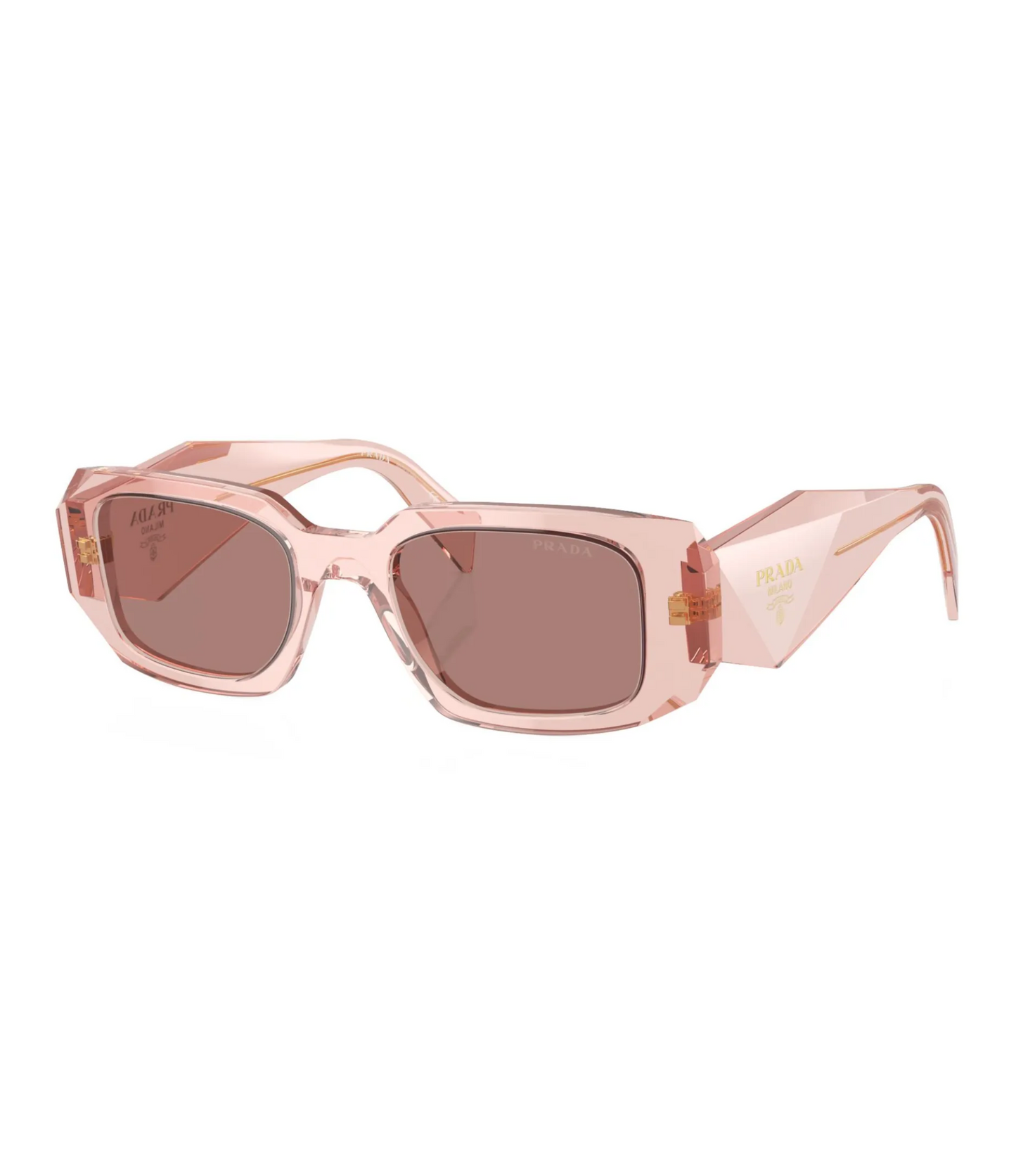 Lentes Prada Symbole Rectangulares Rosa