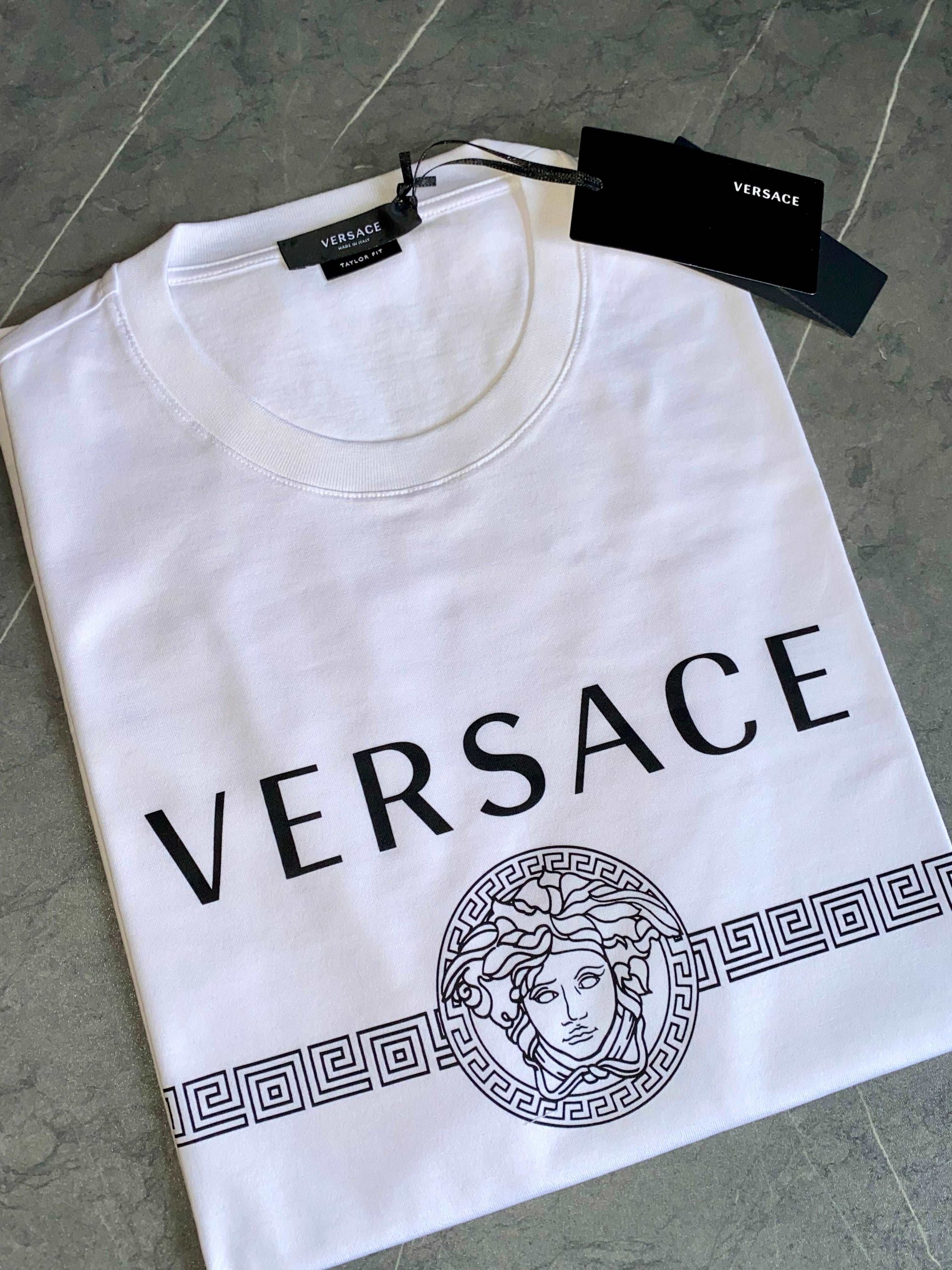 Tshirt Versace Medusa Blanca Negro