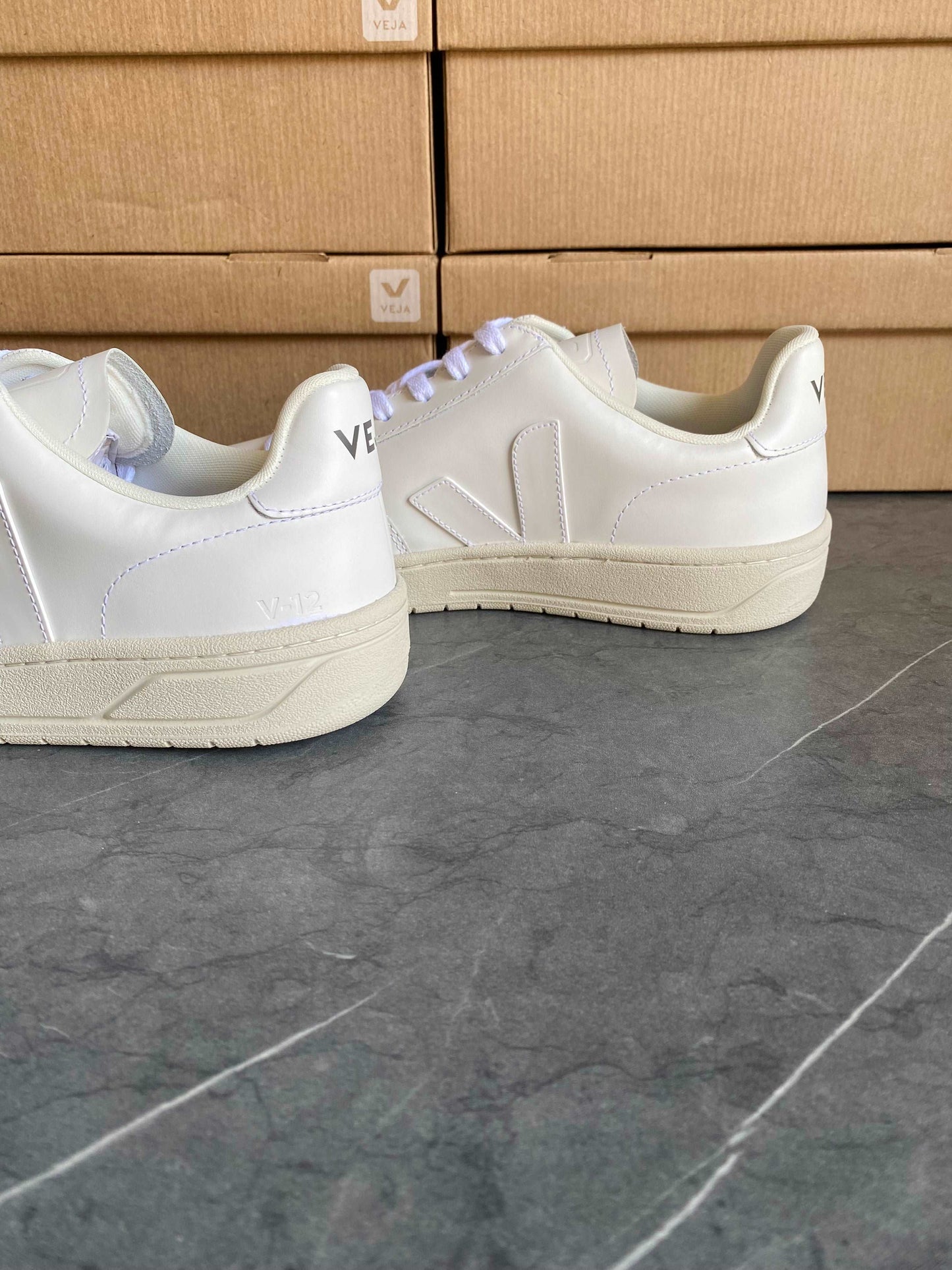 Sneakers Veja V12 Blancos