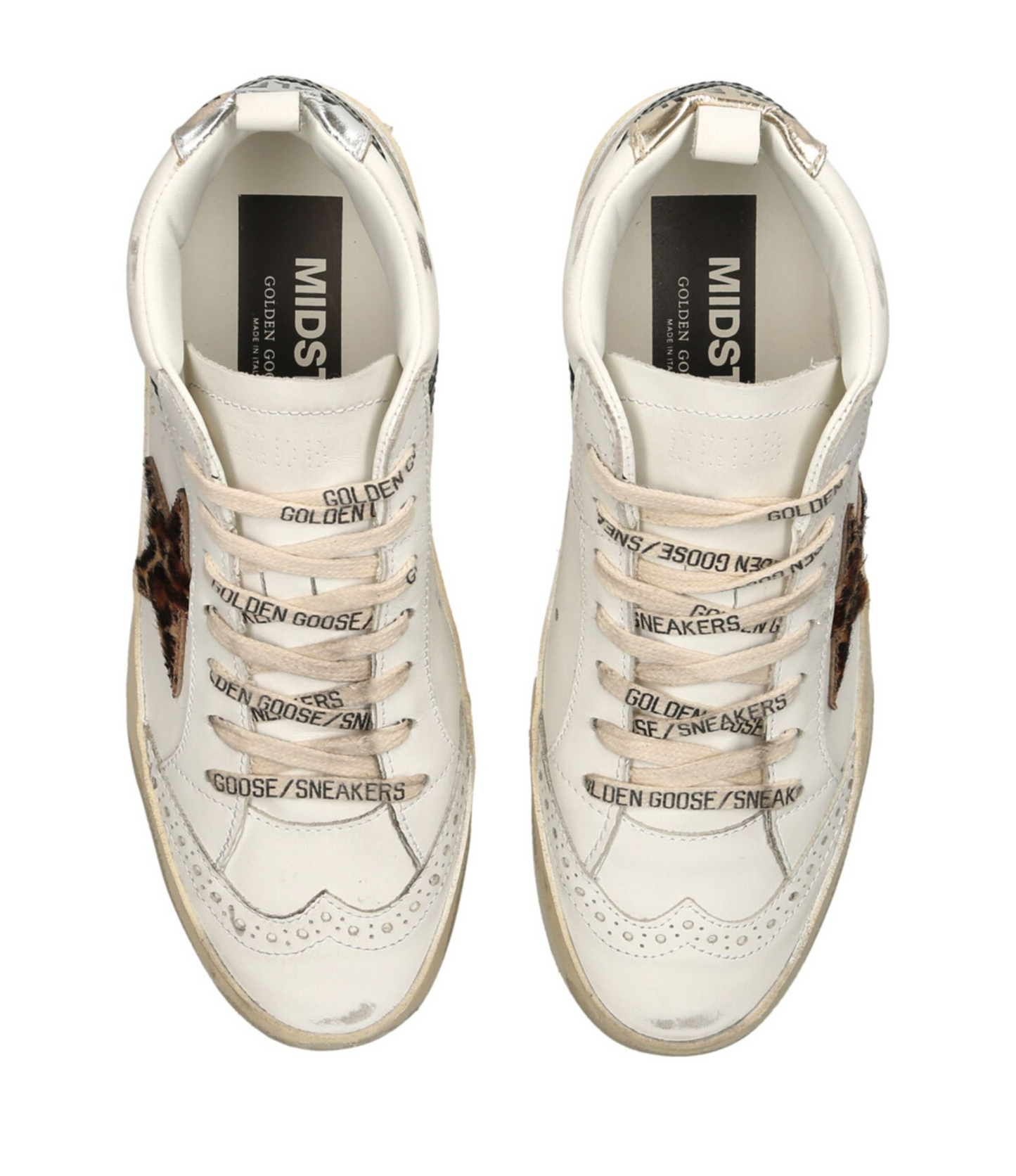 Tenis Golden Goose Mid Star Blanco Unisex