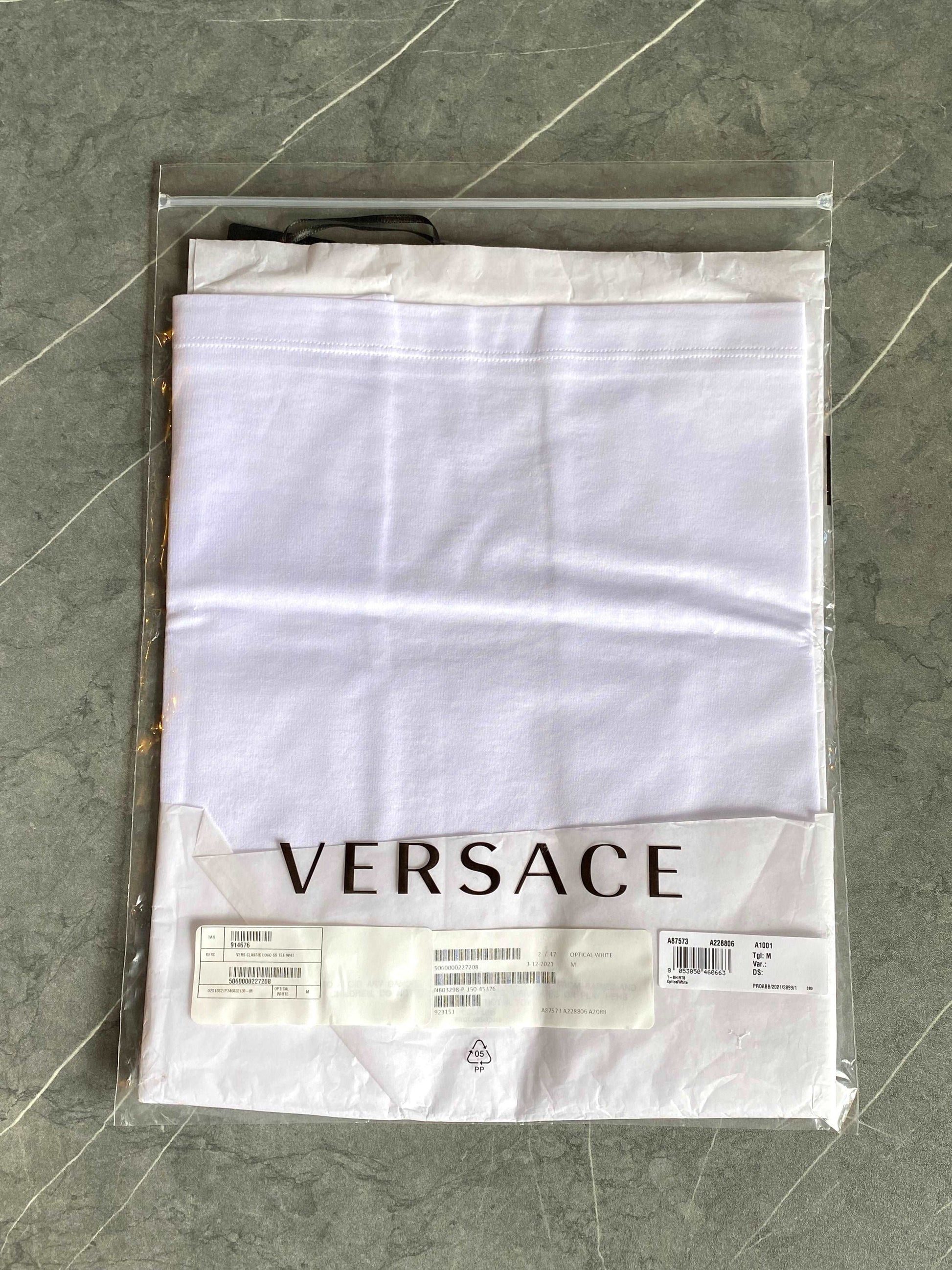 Tshirt Versace Medusa Blanca Negro