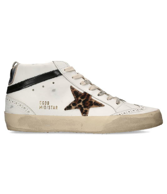 Tenis Golden Goose Mid Star Blanco Unisex