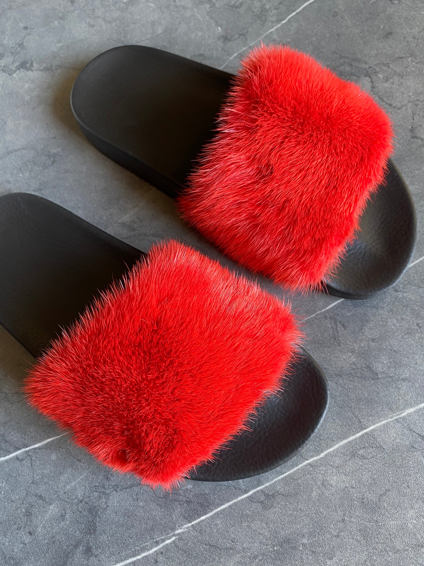 Sandalias Givenchy Fur Rojo