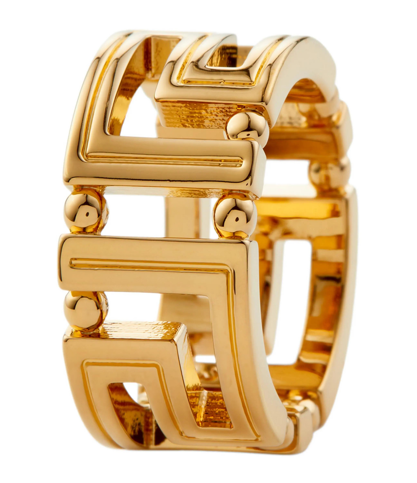 Anillo Versace Greca Oro Unisex