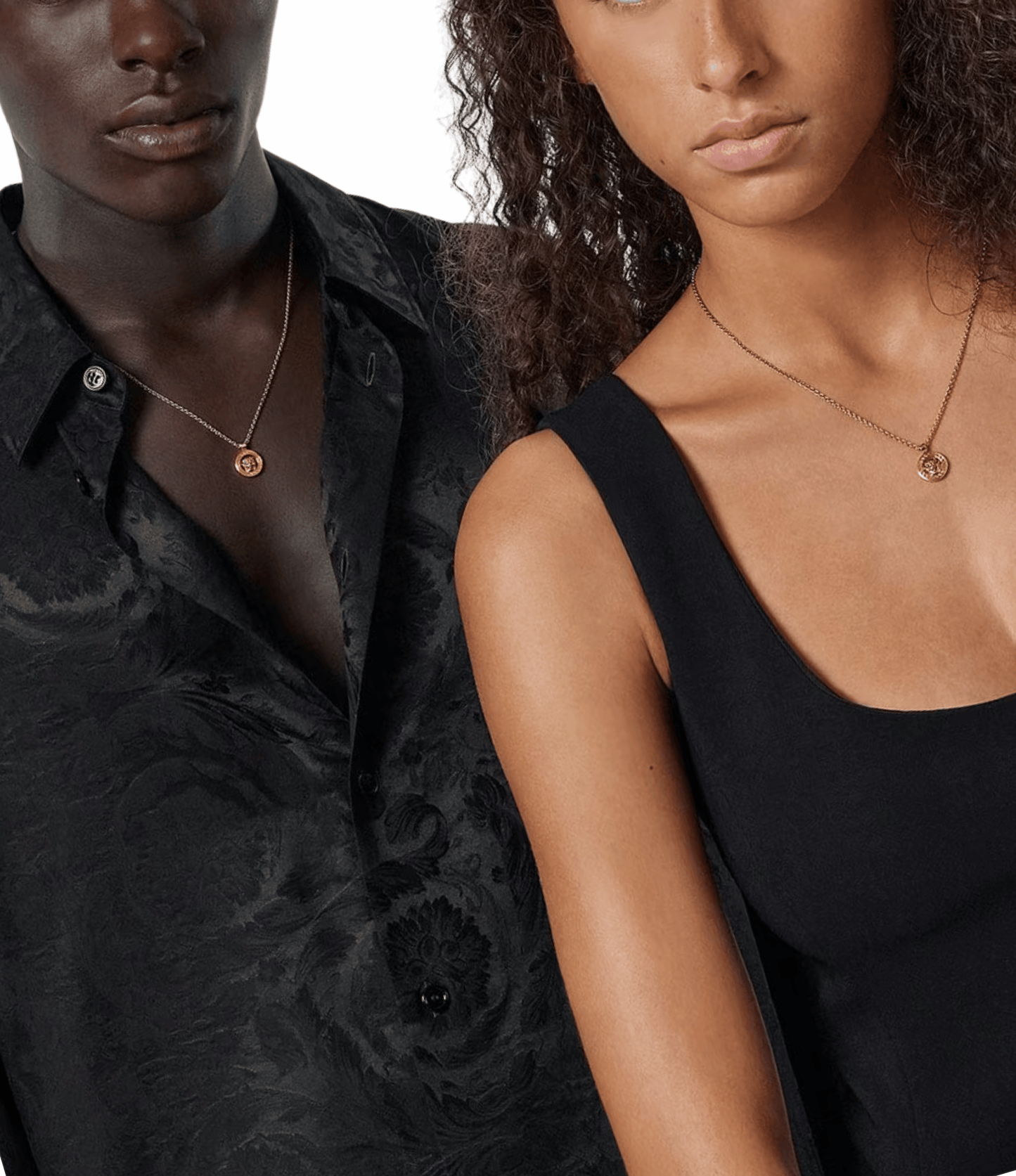 Collar Versace Medusa Dorado